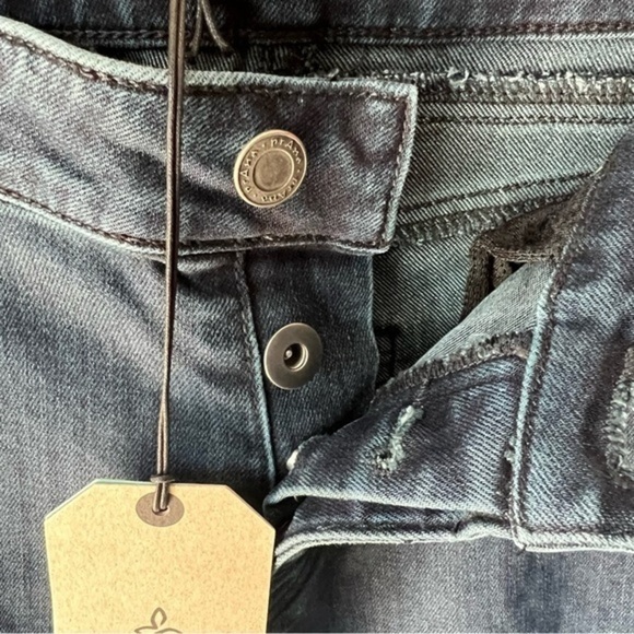 prAna Slim Boyfriend Fit Buxton Jeans, Deep Blue, Size 4/27 - Picture 8 of 16